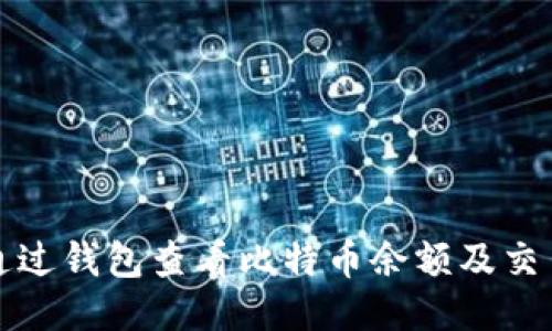 如何通过钱包查看比特币余额及交易记录