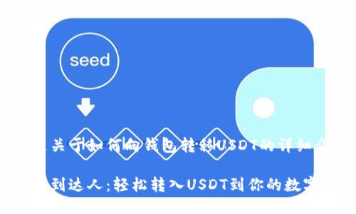 下面是关于如何向钱包转移USDT的详细介绍：

从新手到达人：轻松转入USDT到你的数字钱包！